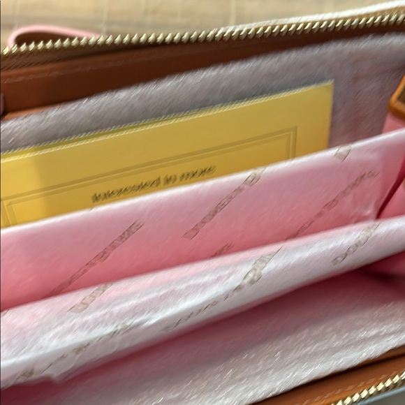 Dooney & Bourke Pink and Blue Bag Whimsical Design - Picture 3 of 4